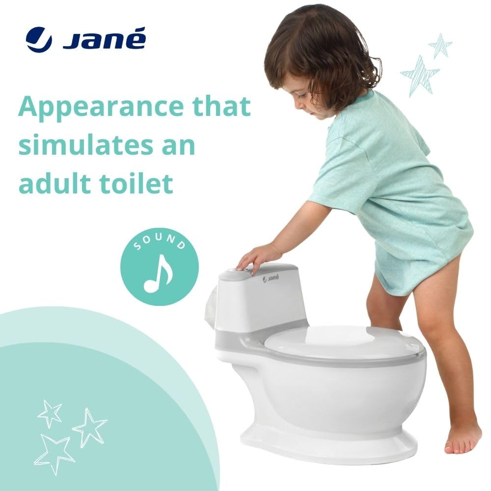 Jané First Potty heliefektiga treeningpott, eemaldatav anum ja libisemiskindel põhi
