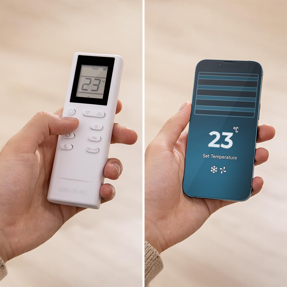 Cecotec kaasaskantav kliimaseade Forceclima 12800, 12000 BTU, Wi-Fi, valge