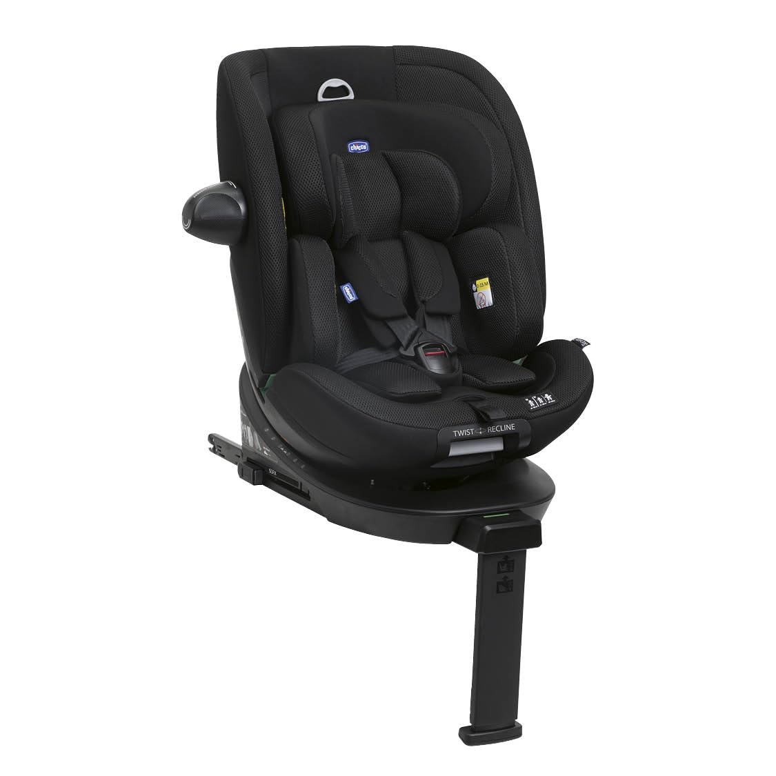 Chicco Everone i-Size turvatool ISOFIX-alusega, 0-36 kg, 40-150 cm, must