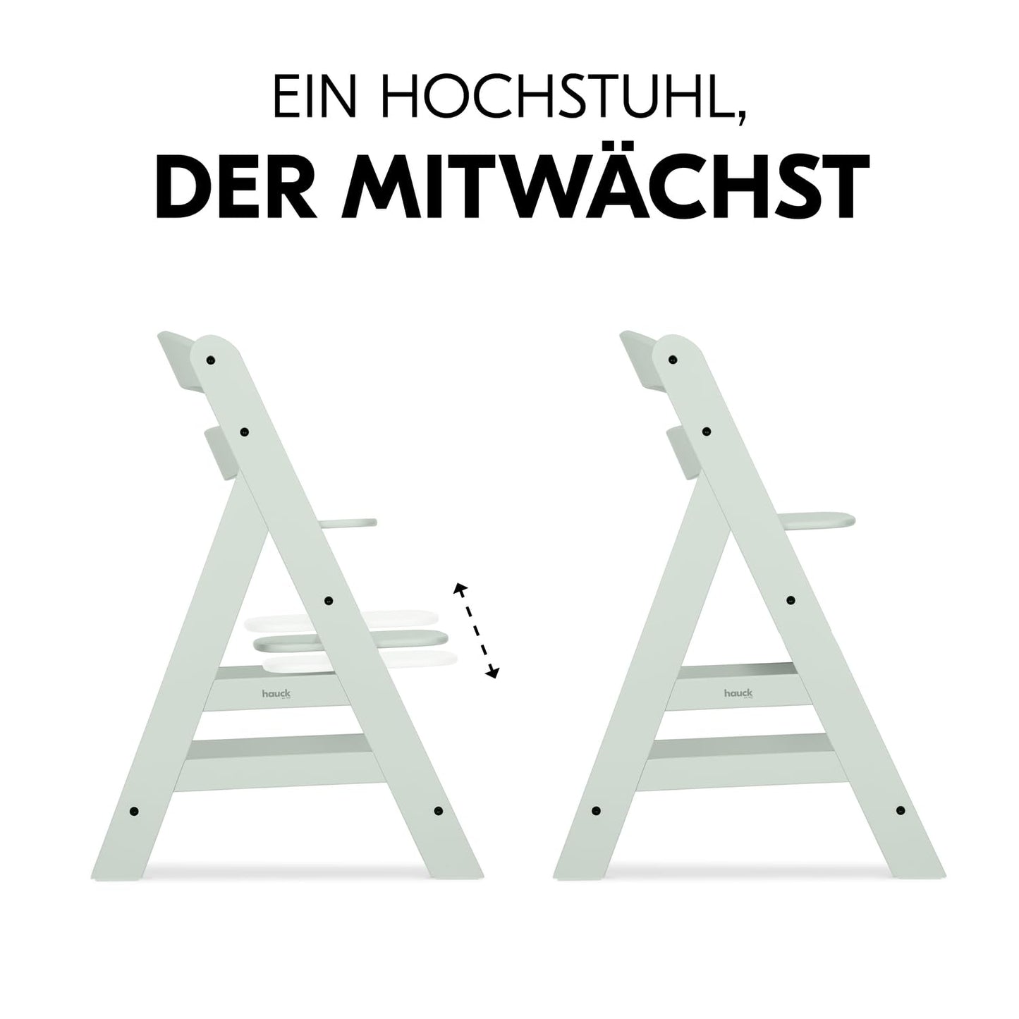 Hauck Alpha+ puidust söögitool (kuni 90 kg)