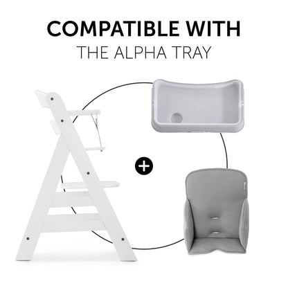 Hauck Alpha Cosy istepehmendus Alpha+ puidust söögitoolile, hall
