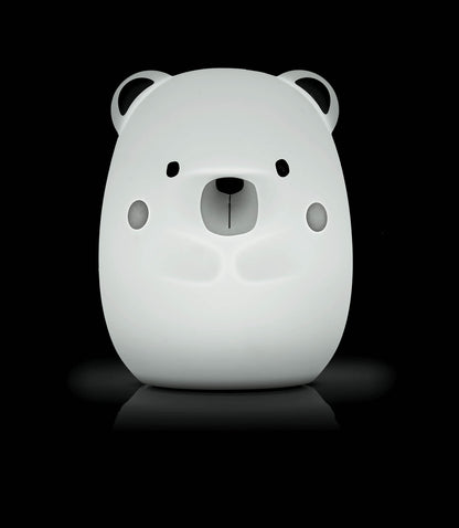 Jané Yum Bear Big silikoonist öölamp, 9 värvitooni ja valgustusrežiimiga