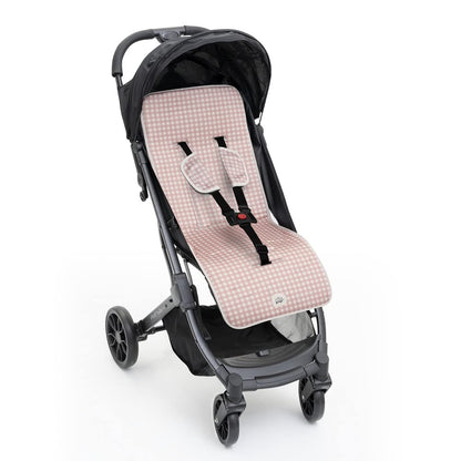Interbaby Vichy universaalne jalutuskäru istmekate, roosa (84 × 34 cm)