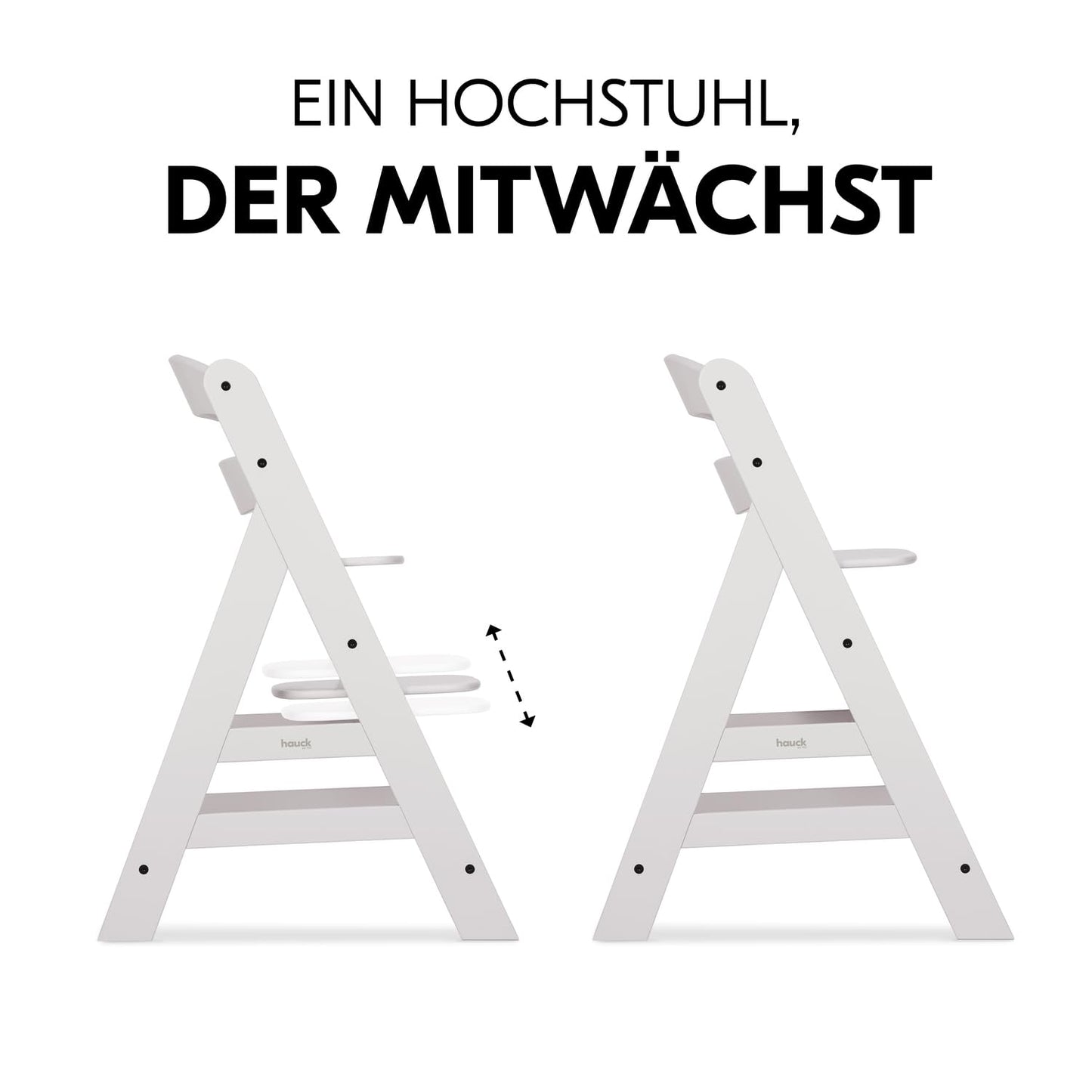 Hauck Alpha+ puidust söögitool (kuni 90 kg)