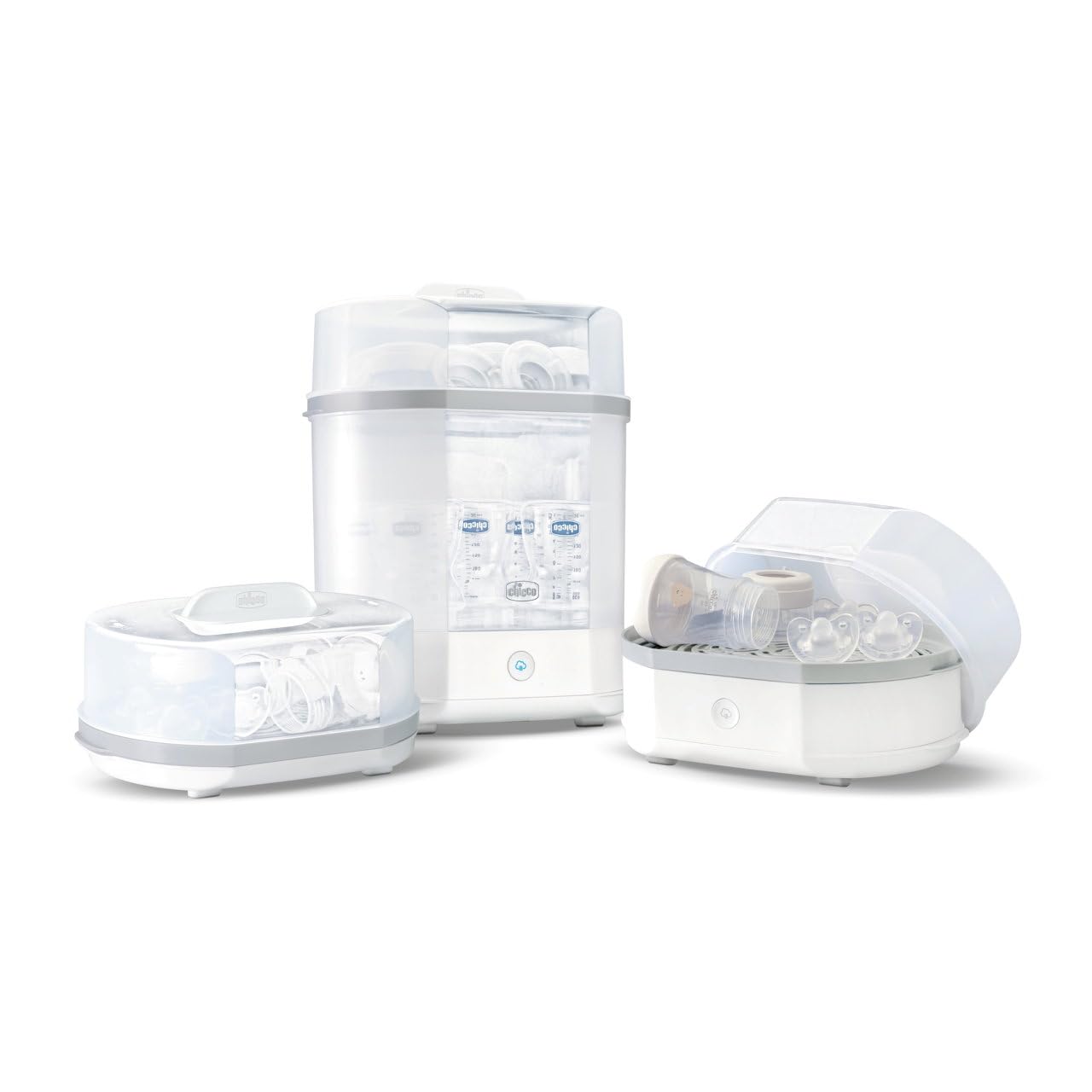 Chicco 3-ühes modulaarne pudelite aurusterilisaator
