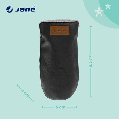 Jane magnetkinnitusega vankrikindad, must nahk, vee- ja tuulekindlad