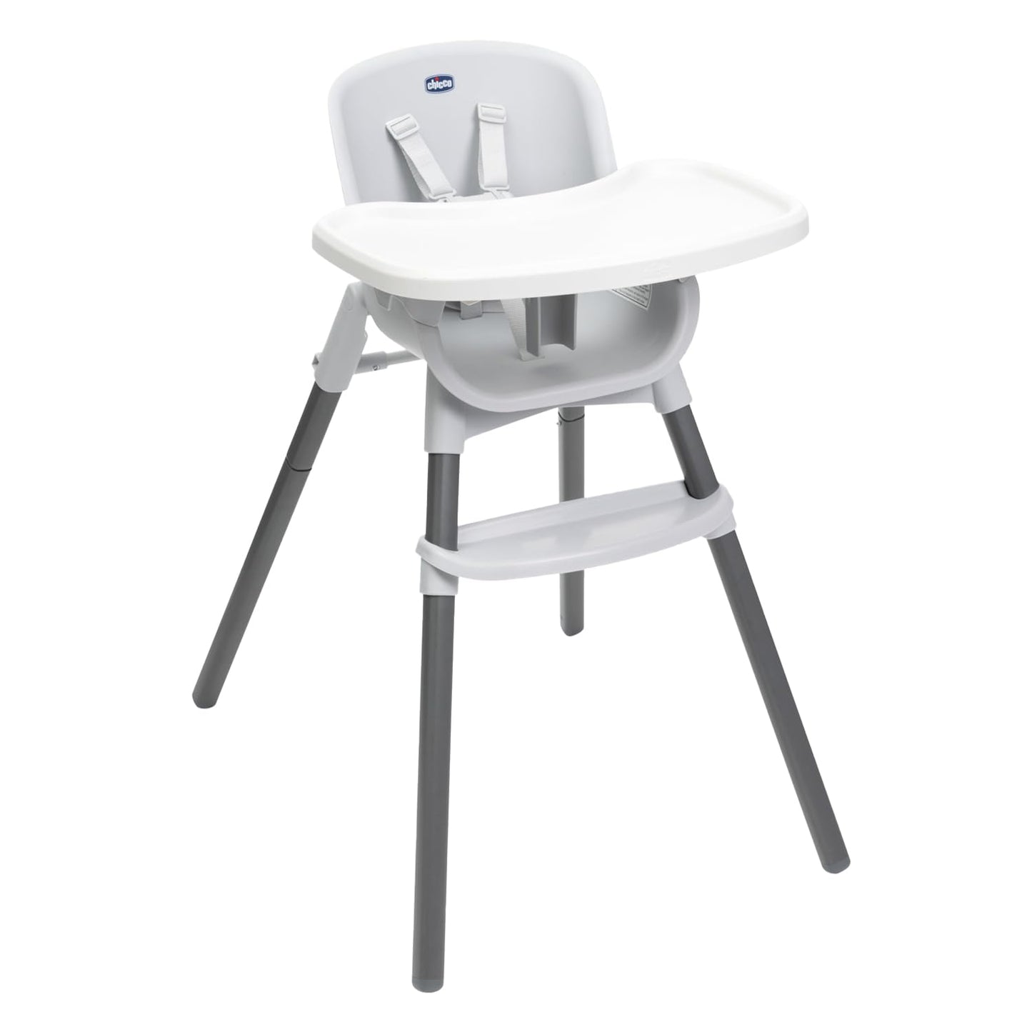 Chicco Zest söögitool Moon Grey, hall, alates 6 kuust kuni 40 kg