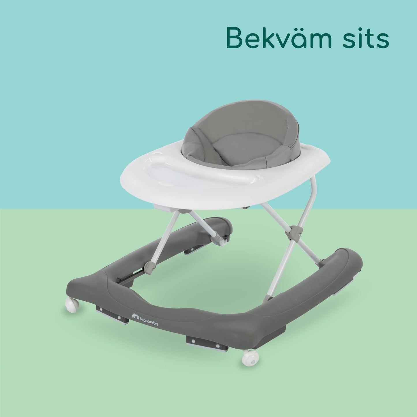 Bebeconfort Explorer käimistool eemaldatava mängualusega, Grey Mist (6–18 kuud)