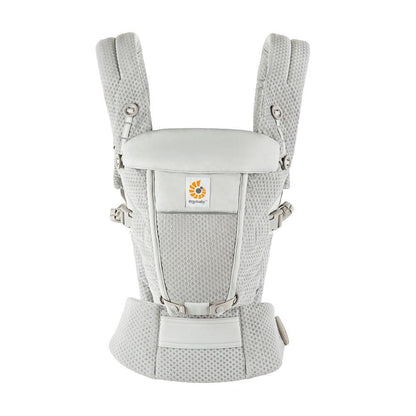 Ergobaby Adapt beebikandekott, SoftFlex Mesh, 3 kandeasendit, Pearl Grey