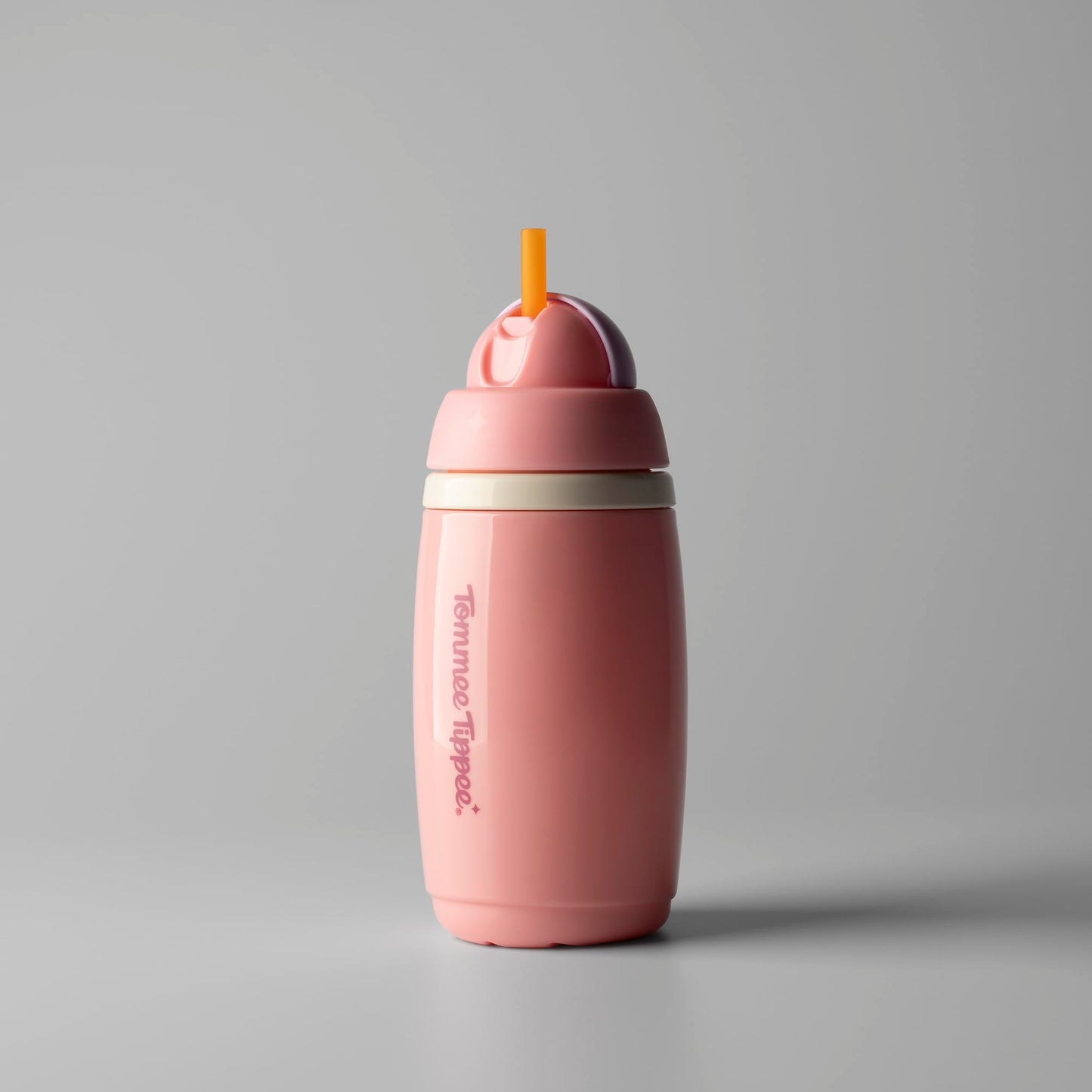 Tommee Tippee kõrrega joogitopsid 266 ml, 12+ kuud, roosa–lilla (2 tk)