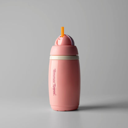 Tommee Tippee kõrrega joogitopsid 266 ml, 12+ kuud, roosa–lilla (2 tk)