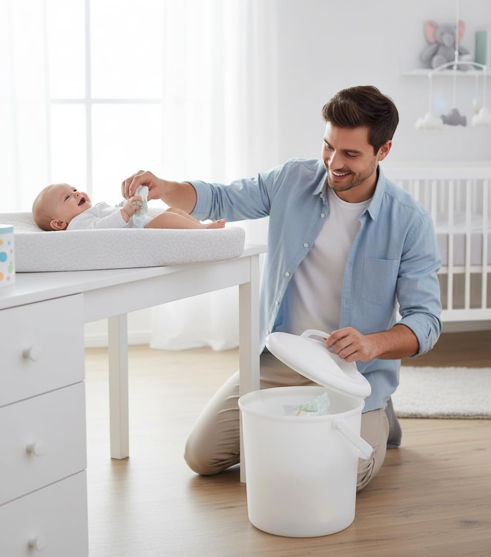 Rotho Babydesign Bella Bambina mähkmeämber 10 L, valge