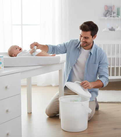 Rotho Babydesign Bella Bambina mähkmeämber 10 L, valge