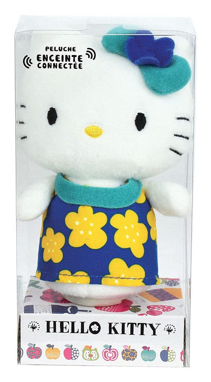 Jemini Hello Kitty pehme mänguasi Bluetooth-kõlariga, u 11 cm (roosa või sinine kleit)