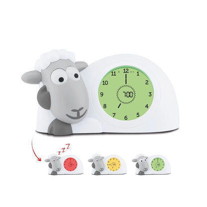 ZAZU Sam The Lamb äratuskell ja öölamp, hall, ZA-SAM-01