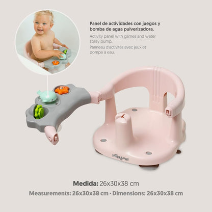 Interbaby beebi vannitool/vanniiste iminappadega, roosa (alates 5 kuud)