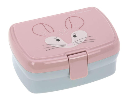 LÄSSIG lõunasöögikomplekt karbi ja joogipudeliga About Friends Chinchilla, roosa