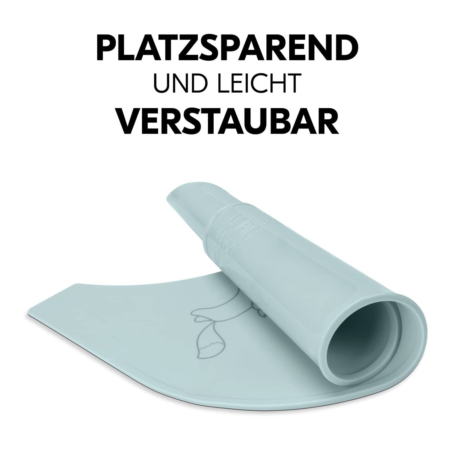 hauck silikoonist lauamatt Alpha Click Tray jaoks, Fox Mint