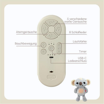 Tiny Love koaalakujuline kaisuloom Snuggly Buddy, 0+ kuud, USB-C, Boho Chic