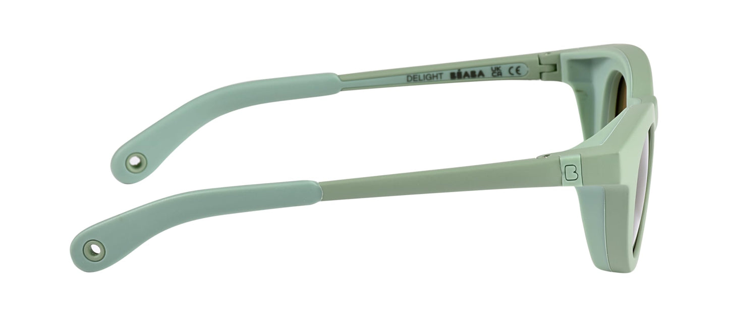 BÉABA beebipäikeseprillid 9–24 kuud, UV400 kaitse, Retro Delight Sage Green