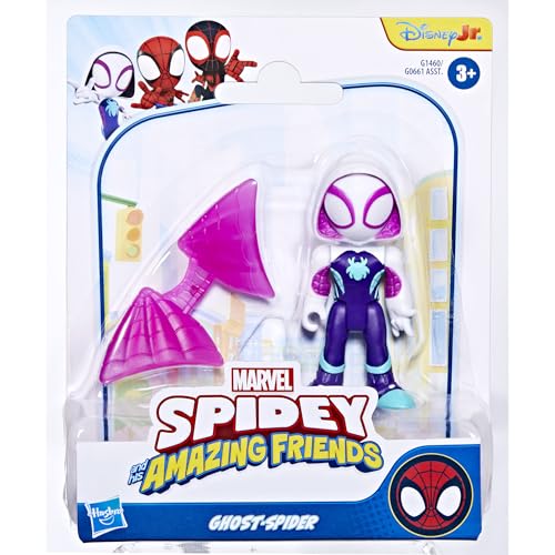 Marvel Spidey & Sõbrad – Ghost-Spider 7,6 cm tegevusfiguur eemaldatava tiiva-aksessuaariga