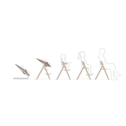 CYBEX Gold Click & Fold 4-in-1 söögitool alates sünnist – Light Natural