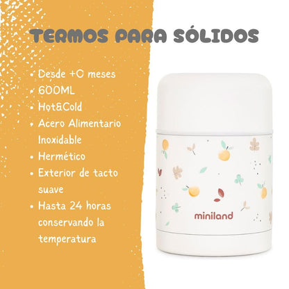 Miniland Thermy Valencia toidutermos 600 ml beebitoidule