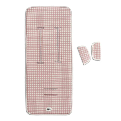 Interbaby Vichy universaalne jalutuskäru istmekate, roosa (84 × 34 cm)