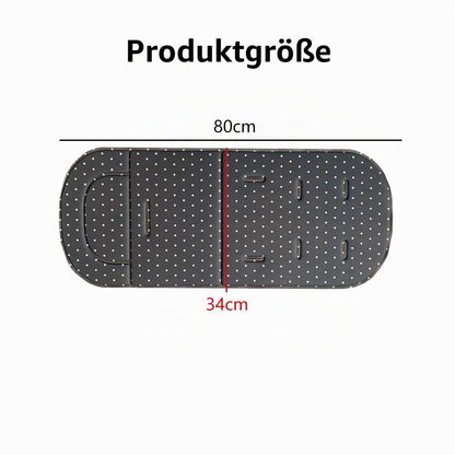 Mikiuly yleiskäyttöinen istuintyyny vaunuihin, tummanharmaa, 80 × 34 cm