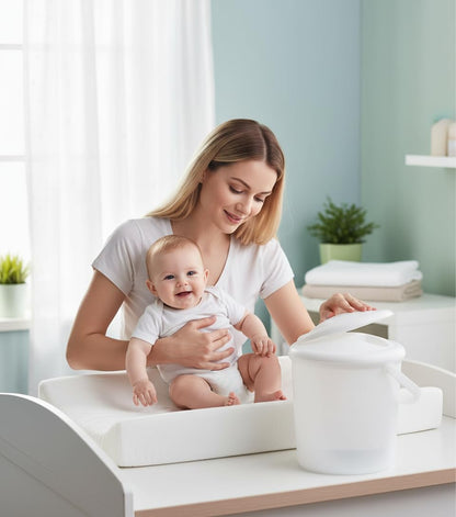Rotho Babydesign Bella Bambina mähkmeämber 10 L, valge