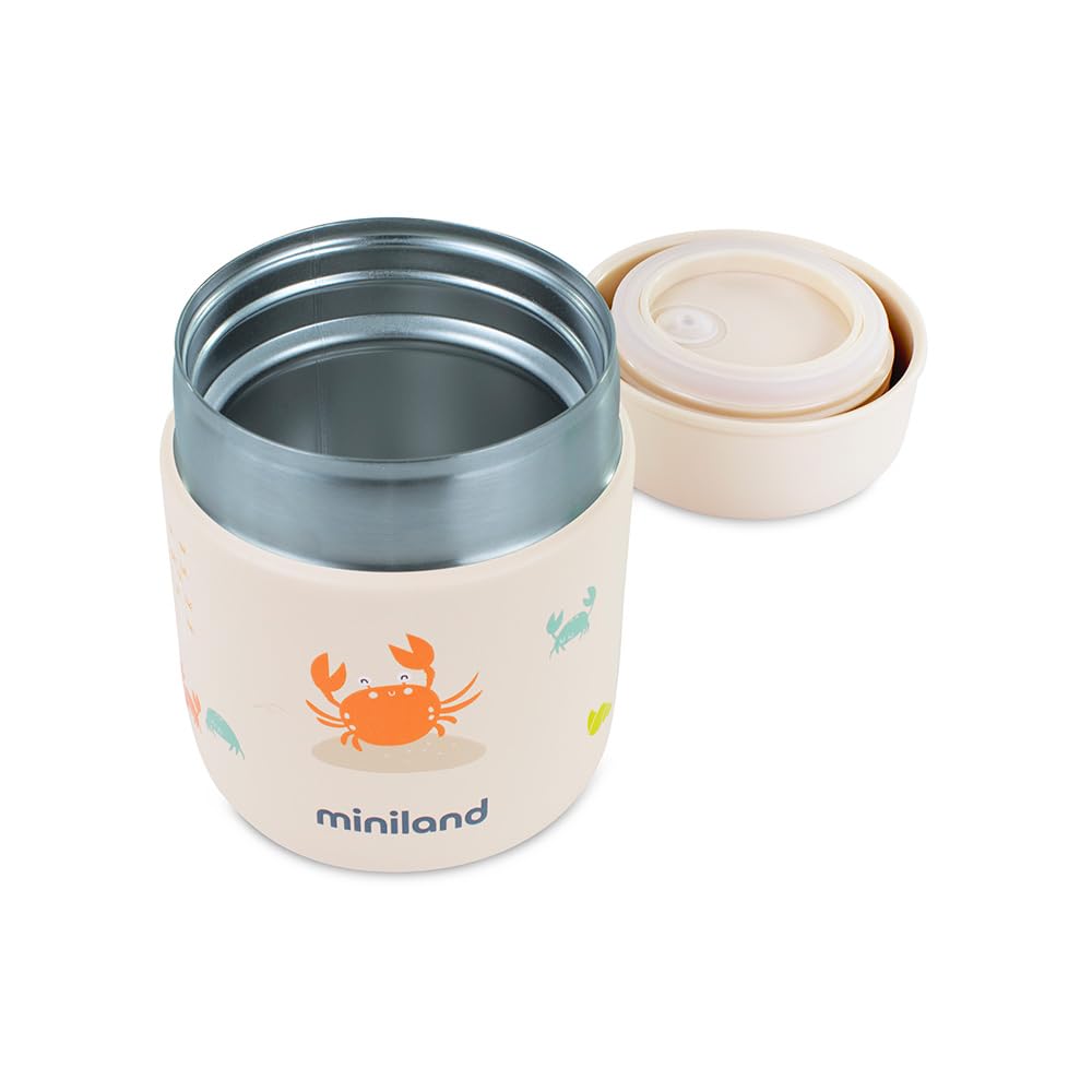 Miniland roostevabast terasest toidutermos, 280 ml, krabi