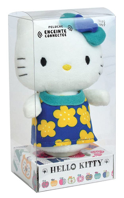Jemini Hello Kitty pehme mänguasi Bluetooth-kõlariga, u 11 cm (roosa või sinine kleit)