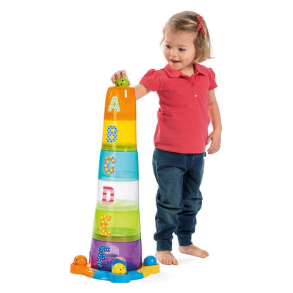 Chicco Stack&Fun virnastamismäng pallidega, mitmevärviline