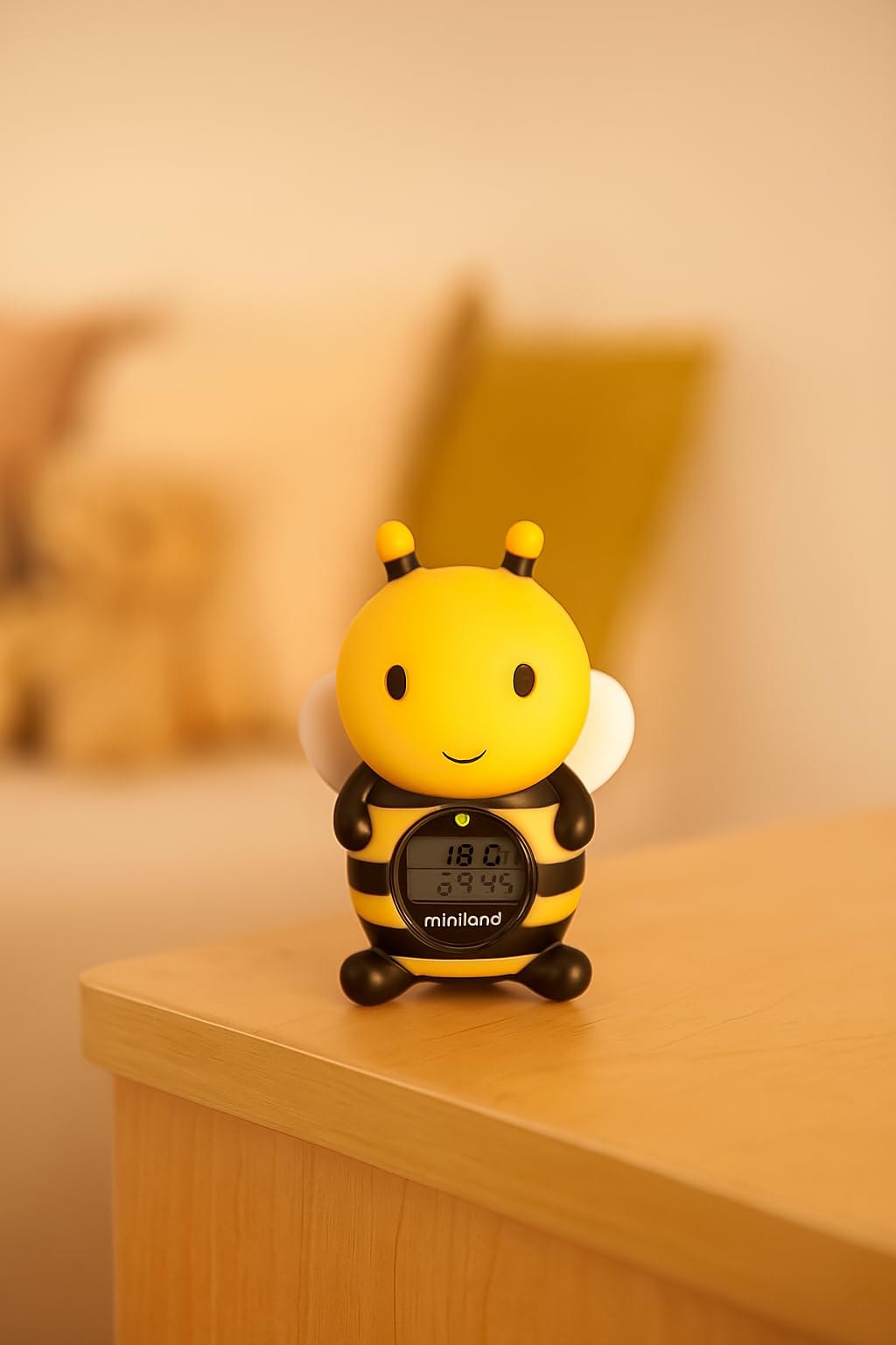 Miniland mesilasekujuline vanni- ja toatemperatuuri termomeeter