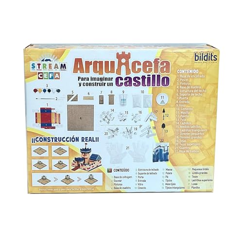 Cefa Toys Archicefa Plus “Keskaegne loss” ehituskomplekt lastele, hariv mäng