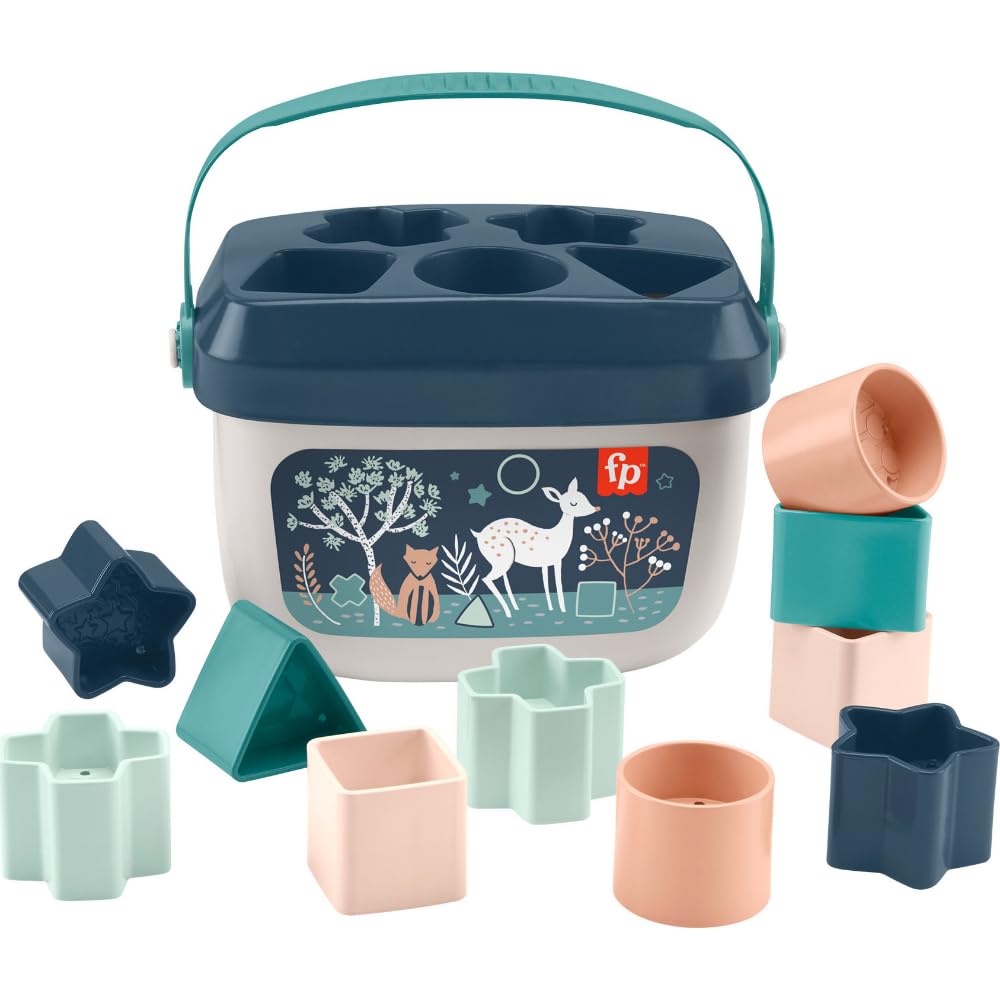 Fisher-Price Baby’s First Blocks kujundite sorteerimismäng, 10 osa, 6+ kuud