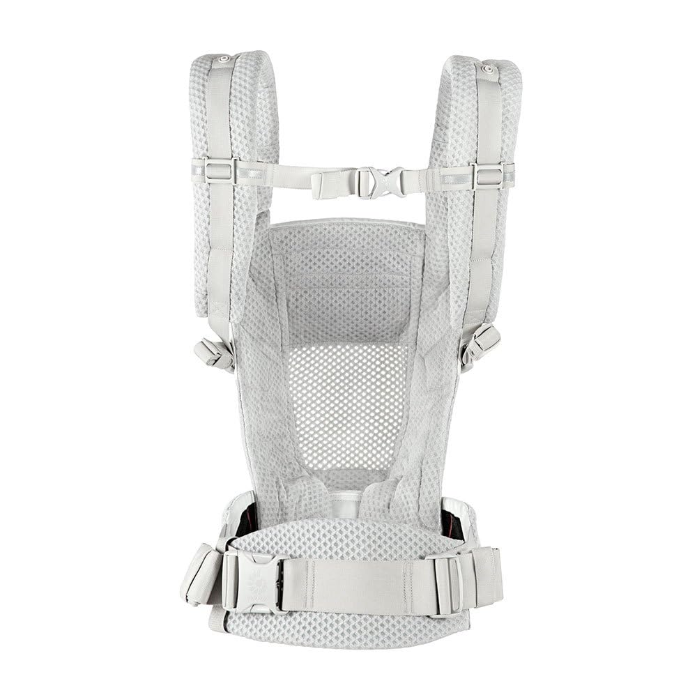 Ergobaby Adapt beebikandekott, SoftFlex Mesh, 3 kandeasendit, Pearl Grey