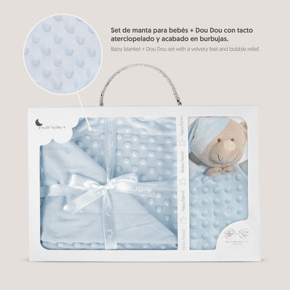 Interbaby beebiteki ja kaisuteki komplekt karuga, sinine