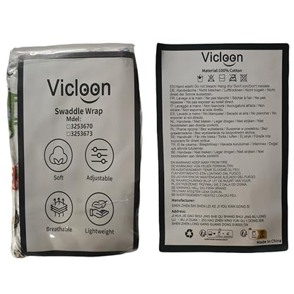 Vicloon beebi mähkimislina/magamiskott, 2 tk, 0–3 kuud