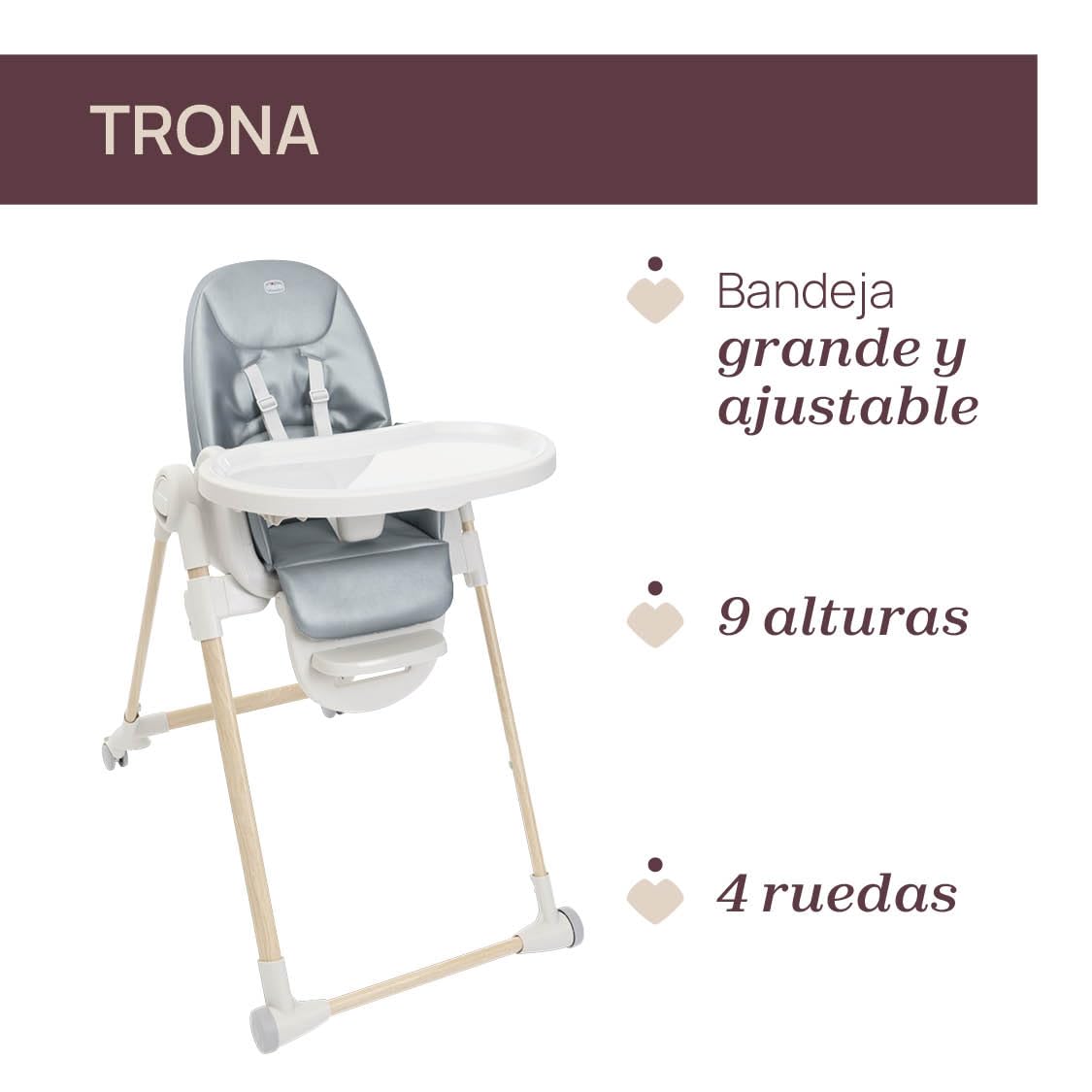 Chicco Polly Armonia multifunktsionaalne söögitool ja lamamistool 0–40 kg, reguleeritav, roheline