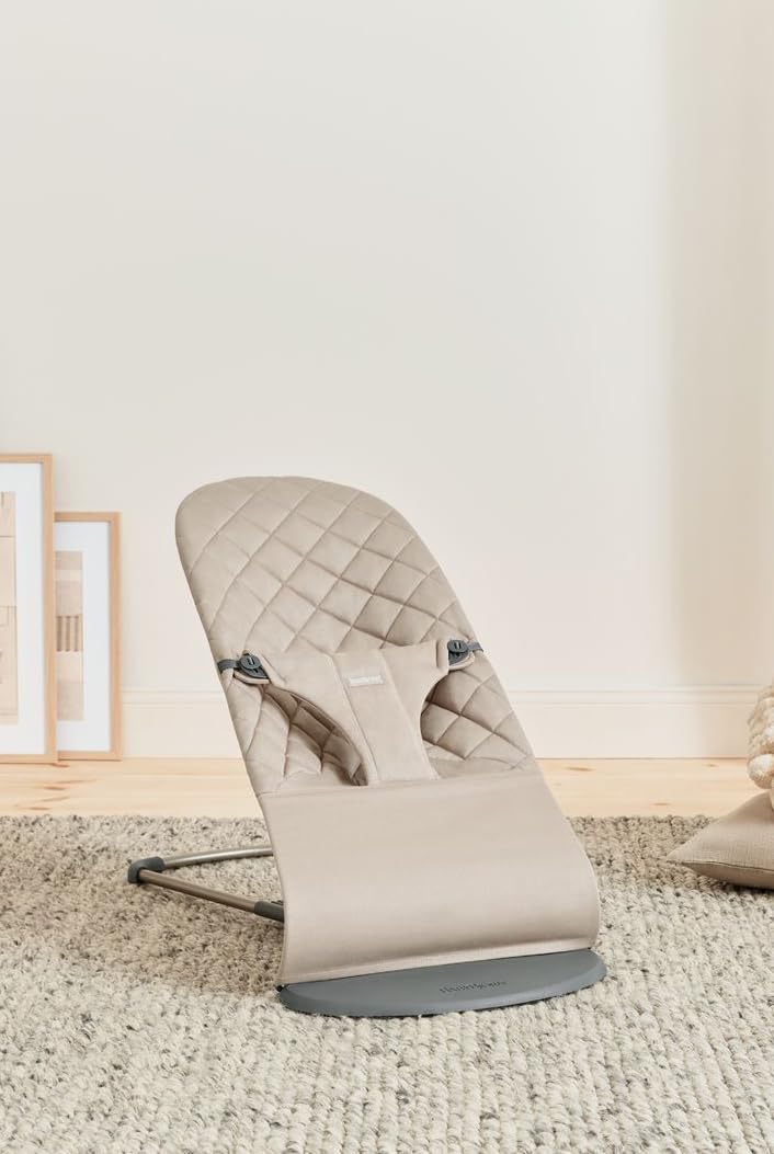 BabyBjörn Bliss lamamistool, Woven kangas, Sand Grey
