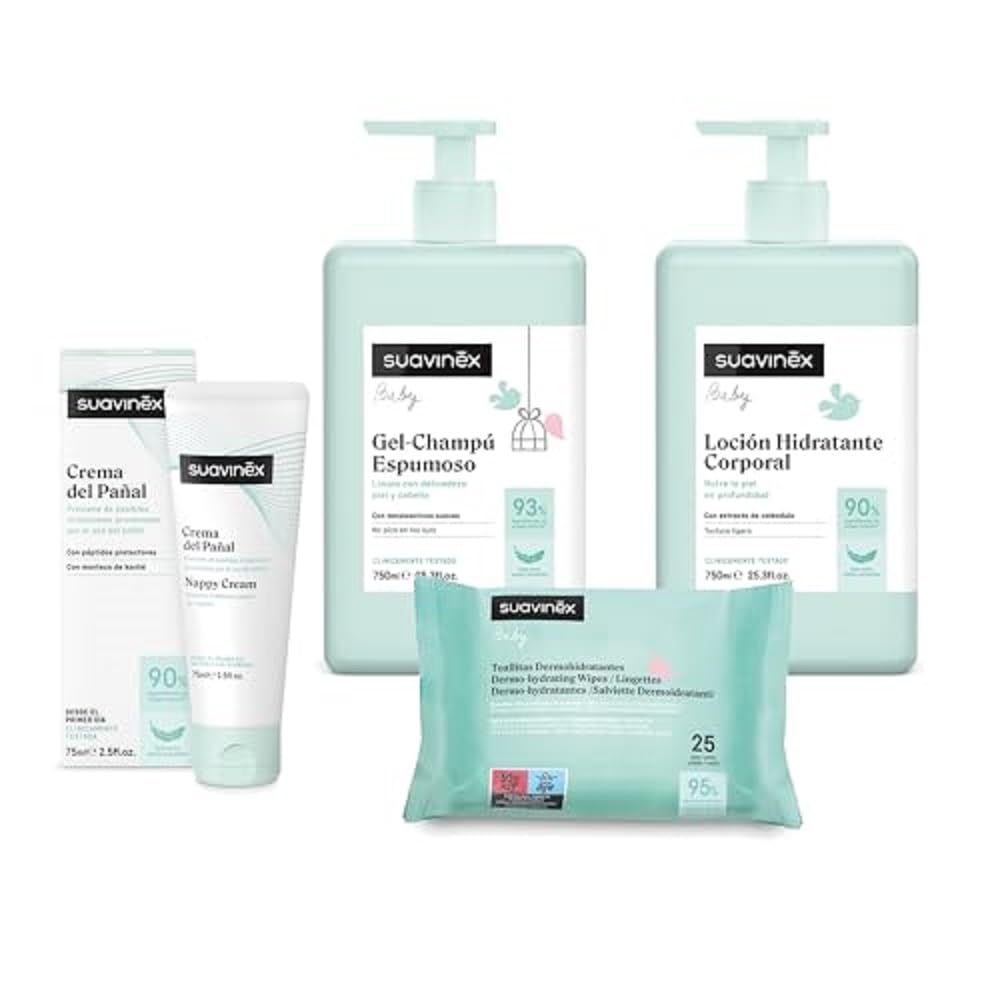 Suavinex suur beebikosmeetika komplekt vastsündinule (4 toodet)