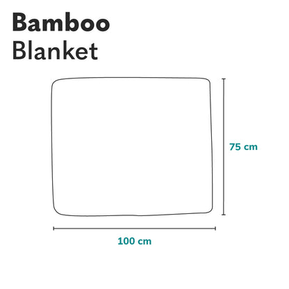 Lionelo bambusest beebitekk 100×75 cm, 100% puuvill, antibakteriaalne ja hüpoallergeenne, beež