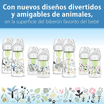 Dr. Brown’s Options+ laia suuga lutipudelid koolikute leevendamiseks, 270 ml, 2 tk (Dinosaurused)
