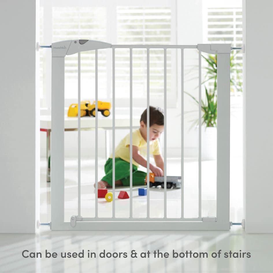 Munchkin Maxi Secure turvavärav, 76–82 cm (laiendatav kuni 117 cm), valge