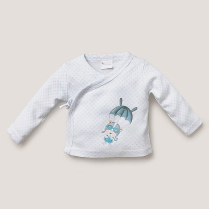 Interbaby beebi kinkekomplekt 5-osaline, langevarjumustriga, sinine