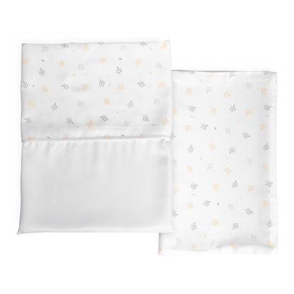 Chicco Next2Me Forever bambuskiust voodipesukomplekt 58 × 110 cm – lehemuster