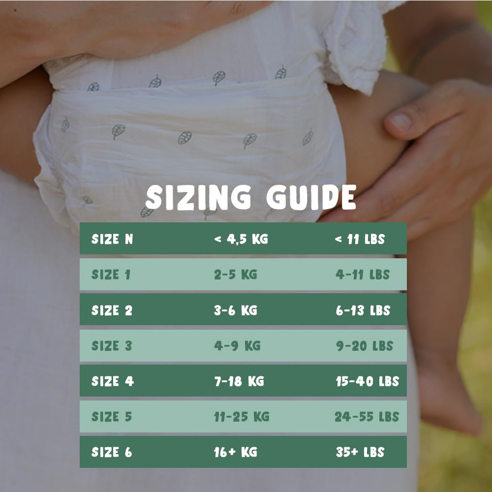 Eco by Naty ökoloogilised mähkmed, suurus 4 (7–18 kg), 88 tk
