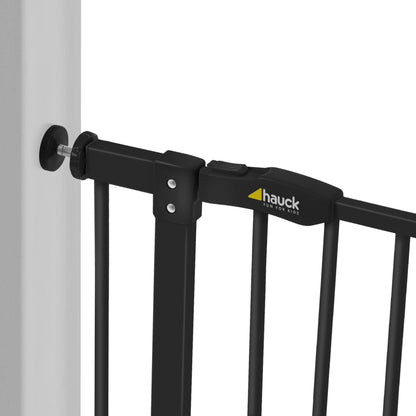 hauck Close’n Stop turvavärav 21 cm laiendusega, 96–101 cm, must