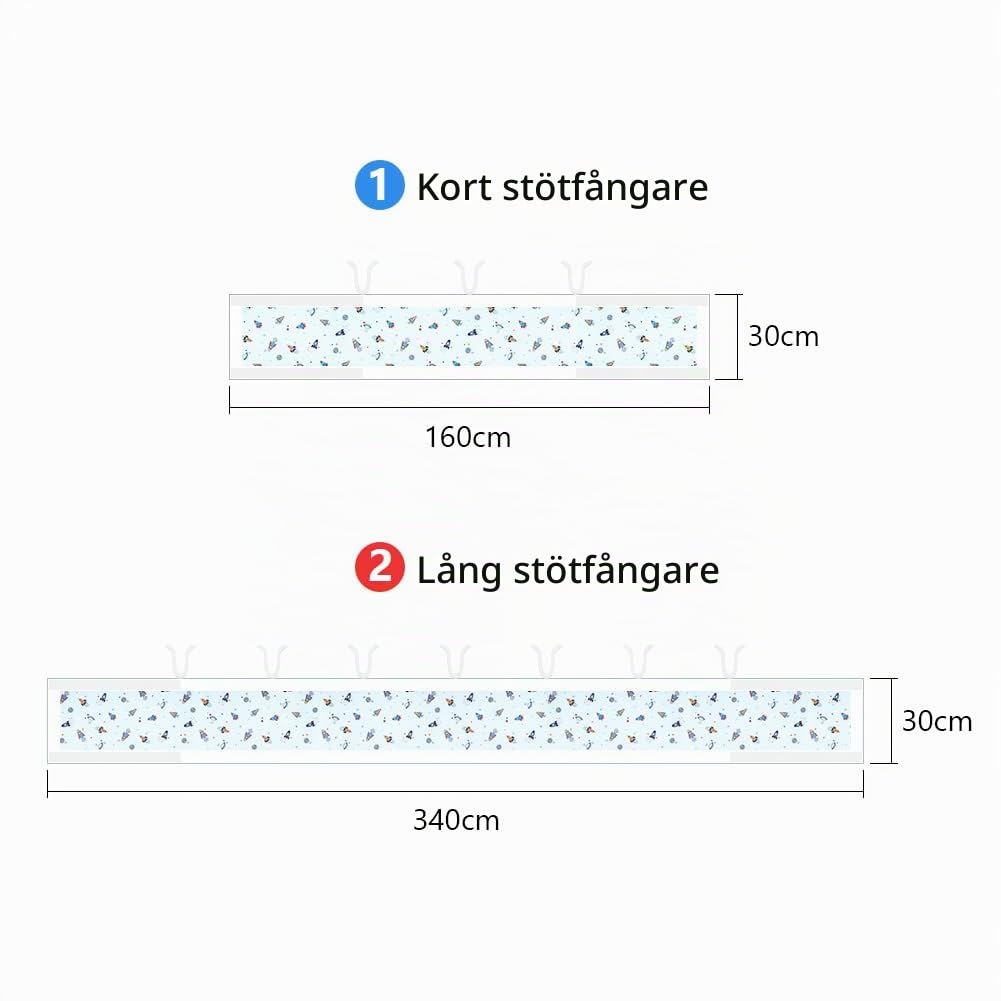 Aolso hengittävä pinnasängyn pehmuste, 2-osainen, raketti